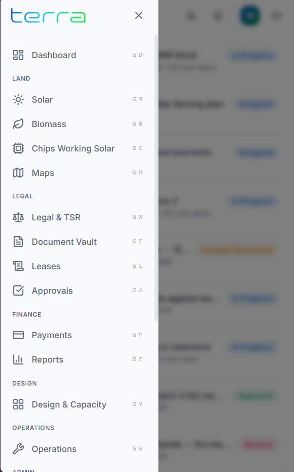 Terra Mobile Navigation